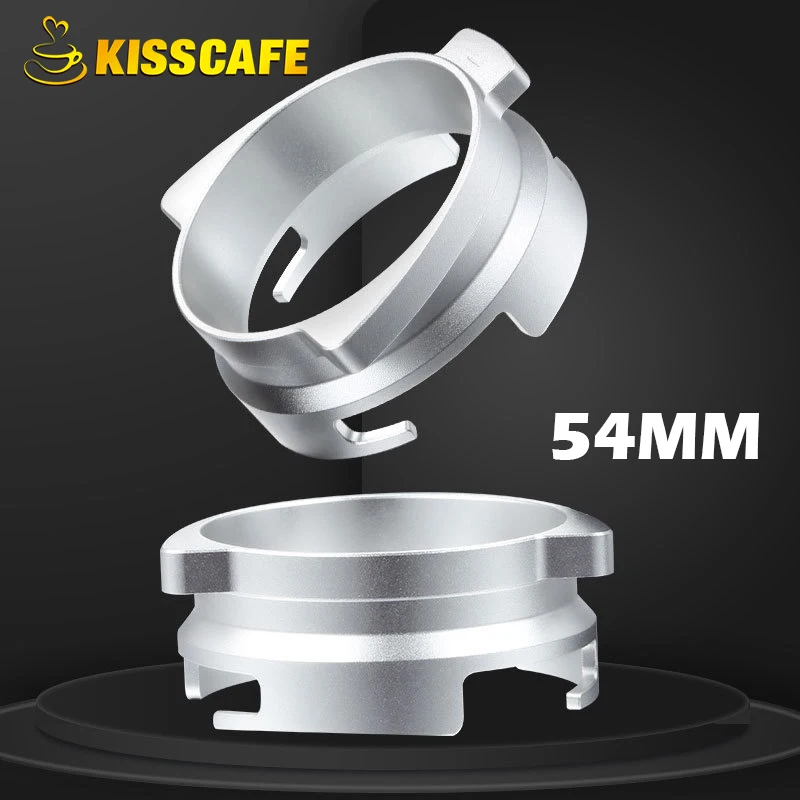 54mm Coffee Powder Receiving Dosing Ring Rotatable Aluminum Alloy For Breville 870/878/880 Coffee Machines Funnels Accessories
54mm Coffee Powder Receiving Dosing Ring Rotatable Aluminum Alloy For Breville 870/878/880 Coffee Machines Funnels Accessories