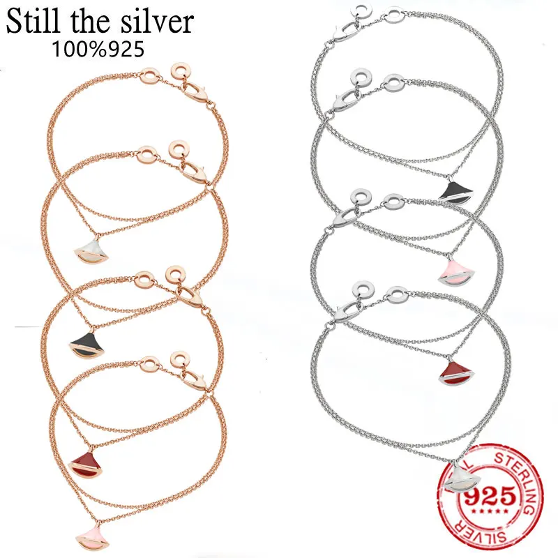 Женский керамический браслет из серебра 925 пробы, с розовым золотом
Женский керамический браслет из серебра 925 пробы, с розовым золотом