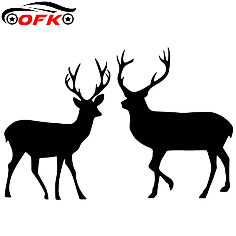Lifelike Two Deer Car Sticker Decorate Body of Vinyl Decal Black/Silver 17.5CM*11.7CM
Lifelike Two Deer Car Sticker Decorate Body of Vinyl Decal Black/Silver 17.5CM*11.7CM