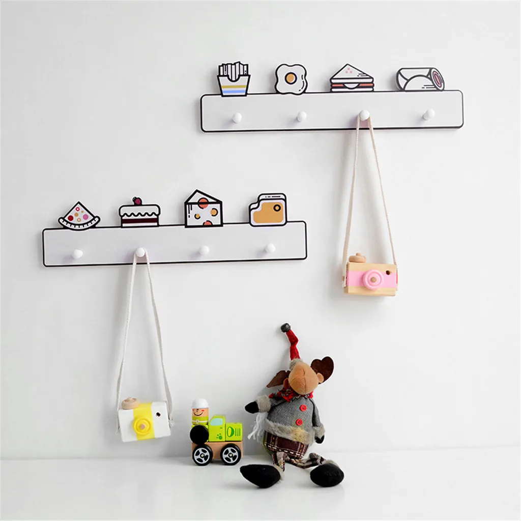 Cartoon Wall Hook Self Adhesive Clothing Display Racks Key Hook Nordic Wooden Storage Wall Hanging Rack Home Decoration Holder
Cartoon Wall Hook Self Adhesive Clothing Display Racks Key Hook Nordic Wooden Storage Wall Hanging Rack Home Decoration Holder