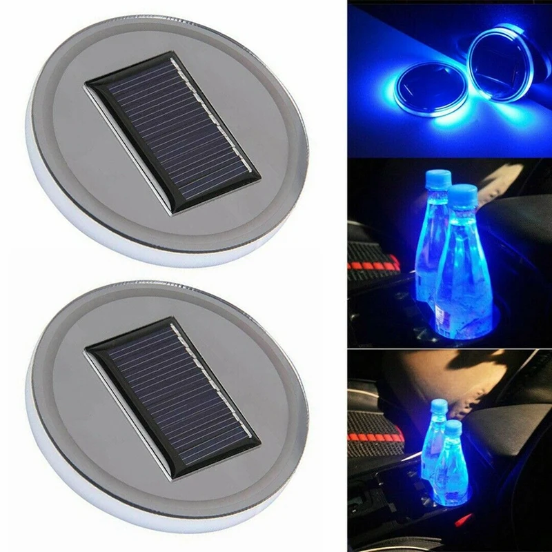 2Pcs LED Solar Car Water Cup Slot Pad Auto Interior Atmosphere Light Non-Slip Cup Cushion Accessories For BMW MINI Cooper Benz
2Pcs LED Solar Car Water Cup Slot Pad Auto Interior Atmosphere Light Non-Slip Cup Cushion Accessories For BMW MINI Cooper Benz