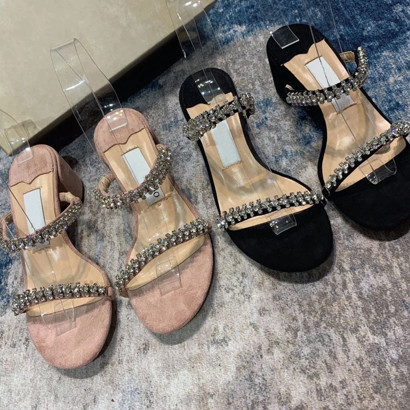 Luxury Brand Rhinestone High Heel Women Sandals Fashion Shoes Lightweight Non-slip Women's Designer Sandals Platform Sandals
Luxury Brand Rhinestone High Heel Women Sandals Fashion Shoes Lightweight Non-slip Women's Designer Sandals Platform Sandals