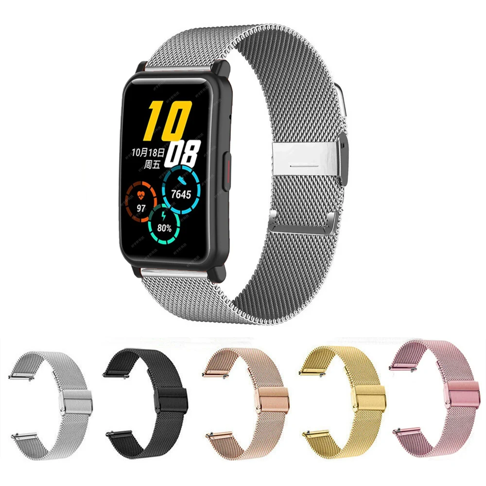 20mm Metal Watchand For Huawei Honor Watch ES Milanese Business Replacement Strap Bracelet For Honor Magic 2 42mm Ремешок Correa
20mm Metal Watchand For Huawei Honor Watch ES Milanese Business Replacement Strap Bracelet For Honor Magic 2 42mm Ремешок Correa