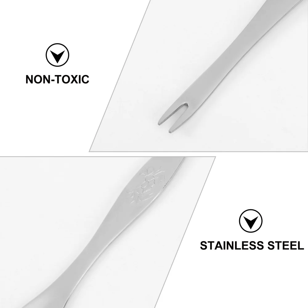 6pcs 304 Stainless Steel New Crab Shape Die Cast Quick Shellfish Lobster Seafood Tools Clip Needle Fork Picks Pincer Nut Set
6pcs 304 Stainless Steel New Crab Shape Die Cast Quick Shellfish Lobster Seafood Tools Clip Needle Fork Picks Pincer Nut Set