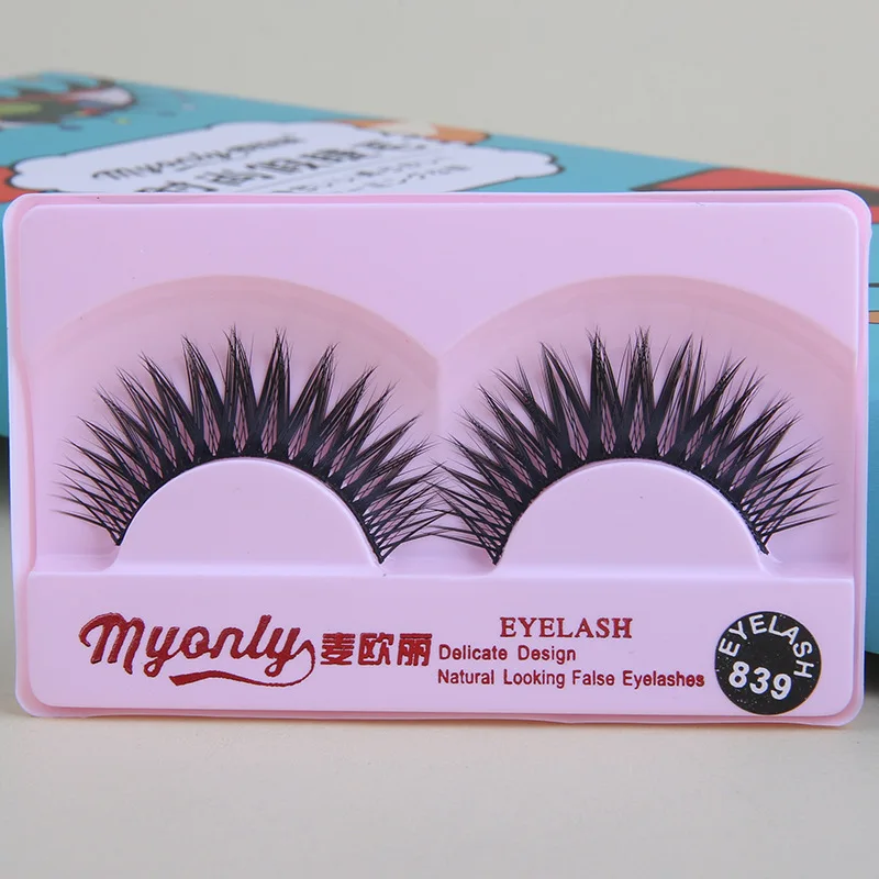 Makeup Eyelashes839 Natural Thick Cross Curling Lengthened Thick Black Stage Big Eye Makeup Dance Performance Lashes Wholesale
Makeup Eyelashes839 Natural Thick Cross Curling Lengthened Thick Black Stage Big Eye Makeup Dance Performance Lashes Wholesale