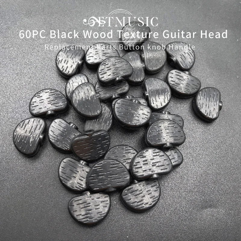 60Pcs Black Wood texture Guitar Tuning Pegs Tuners Machine Heads Replacement Button knob Handle Butterbean Cap Tip
60Pcs Black Wood texture Guitar Tuning Pegs Tuners Machine Heads Replacement Button knob Handle Butterbean Cap Tip