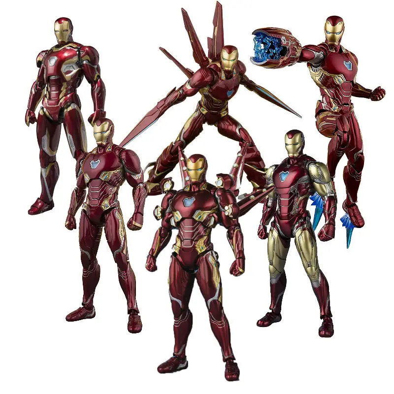 Marvel Movie Action Doll Iron Man MK2 MK3 MK4 MK5 MK7 MK85 Avengers Character Model Children's Toys Collection
Marvel Movie Action Doll Iron Man MK2 MK3 MK4 MK5 MK7 MK85 Avengers Character Model Children's Toys Collection