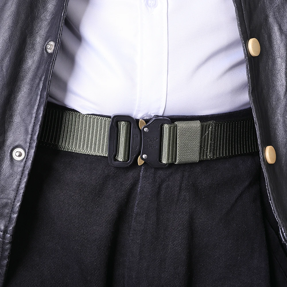 Tactical Men's Waistband Quick Release Off Metal Buckle Nylon Webbing Belt Military Army Outdoor Waist Gear Heavy Duty Belts
Tactical Men's Waistband Quick Release Off Metal Buckle Nylon Webbing Belt Military Army Outdoor Waist Gear Heavy Duty Belts
