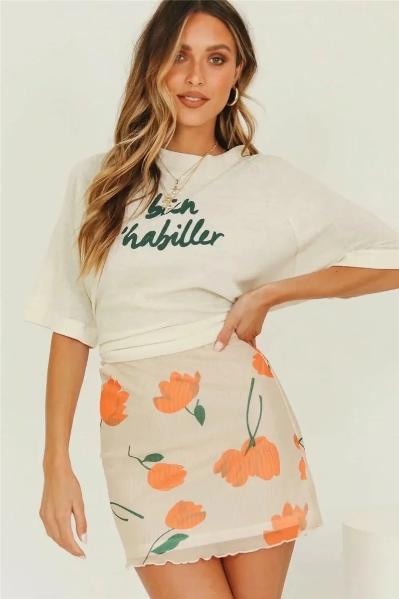 2021 Elegant Women Mini A Line High Waist Skirt Vintage Mesh Elastic Waistline Skirts Women Fashion Tulip Print Pencil Skirts
2021 Elegant Women Mini A Line High Waist Skirt Vintage Mesh Elastic Waistline Skirts Women Fashion Tulip Print Pencil Skirts
