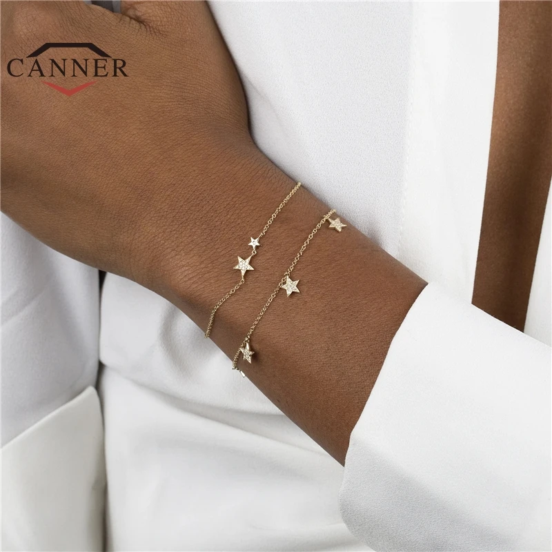 CANNER 18k gold plated ashion color petal fashion dripping oil bracelet for women zircon chain bracelets jewelry pulseras mujer
CANNER 18k gold plated ashion color petal fashion dripping oil bracelet for women zircon chain bracelets jewelry pulseras mujer