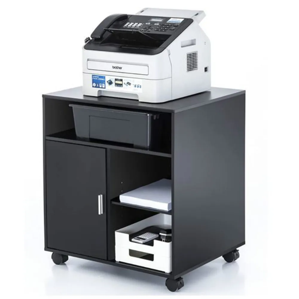 4 Floors 5 Compartments Single Door 4 Wheels Printer Stand Office Storage Cabinet Wooden Under Desk Printer Cart Cabinet Black
4 Floors 5 Compartments Single Door 4 Wheels Printer Stand Office Storage Cabinet Wooden Under Desk Printer Cart Cabinet Black