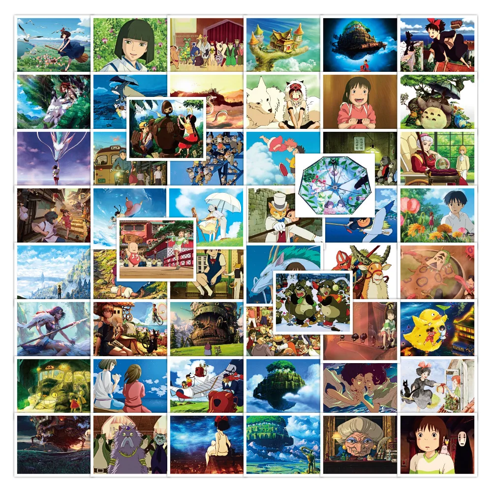 10/52psc New Hayao Miyazaki Anime Graffiti Stickers for Skateboard Laptop Guitar Scrapbooking PVC Decals Toy Kids Gifts Sticker
10/52psc New Hayao Miyazaki Anime Graffiti Stickers for Skateboard Laptop Guitar Scrapbooking PVC Decals Toy Kids Gifts Sticker