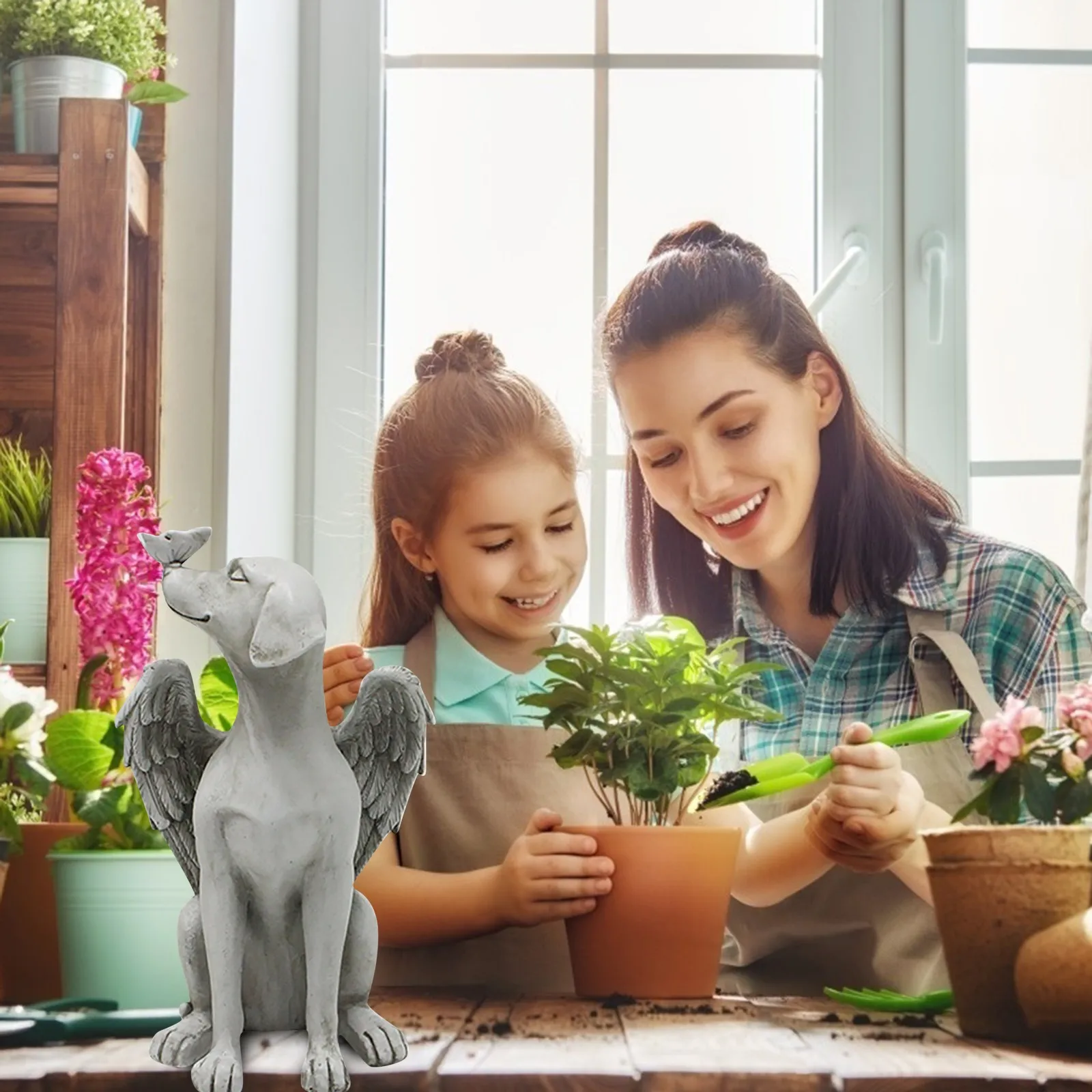 Exquisite Garden Dog Angel Statue Funny Wing Puppy Nose Perched Butterfly Resin Sculpture Garden Lawn Resin Ornament
Exquisite Garden Dog Angel Statue Funny Wing Puppy Nose Perched Butterfly Resin Sculpture Garden Lawn Resin Ornament