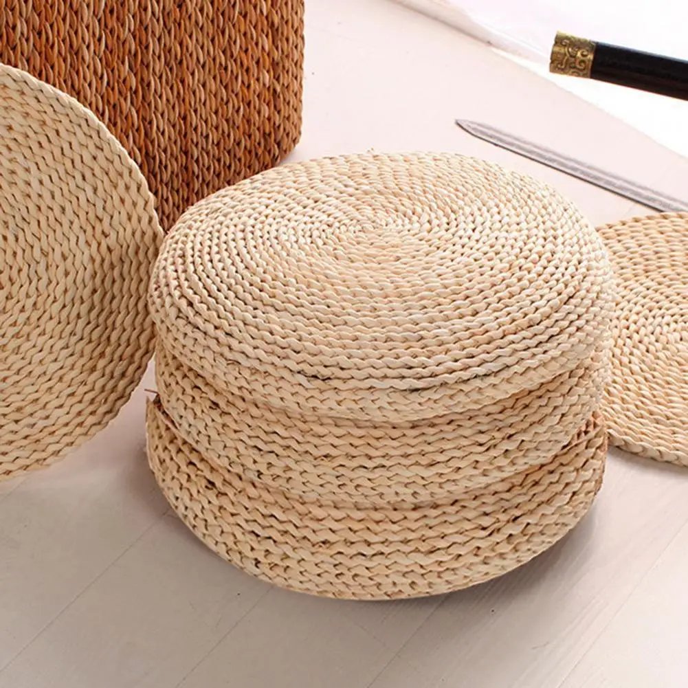 Japanese Style Natural Straw Round Pouf Mat Weave Tatami Cushion Handmade Meditation Cushion Floor Pouf Porch Home Decoration
Japanese Style Natural Straw Round Pouf Mat Weave Tatami Cushion Handmade Meditation Cushion Floor Pouf Porch Home Decoration