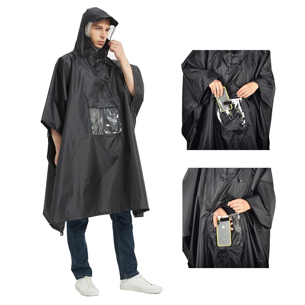 Multifunctional Raincoat Man Waterproof Hooded Rain Poncho Raincoat Women Raincoat Suit Rainwear For Hiking Cycling Camping 
Multifunctional Raincoat Man Waterproof Hooded Rain Poncho Raincoat Women Raincoat Suit Rainwear For Hiking Cycling Camping