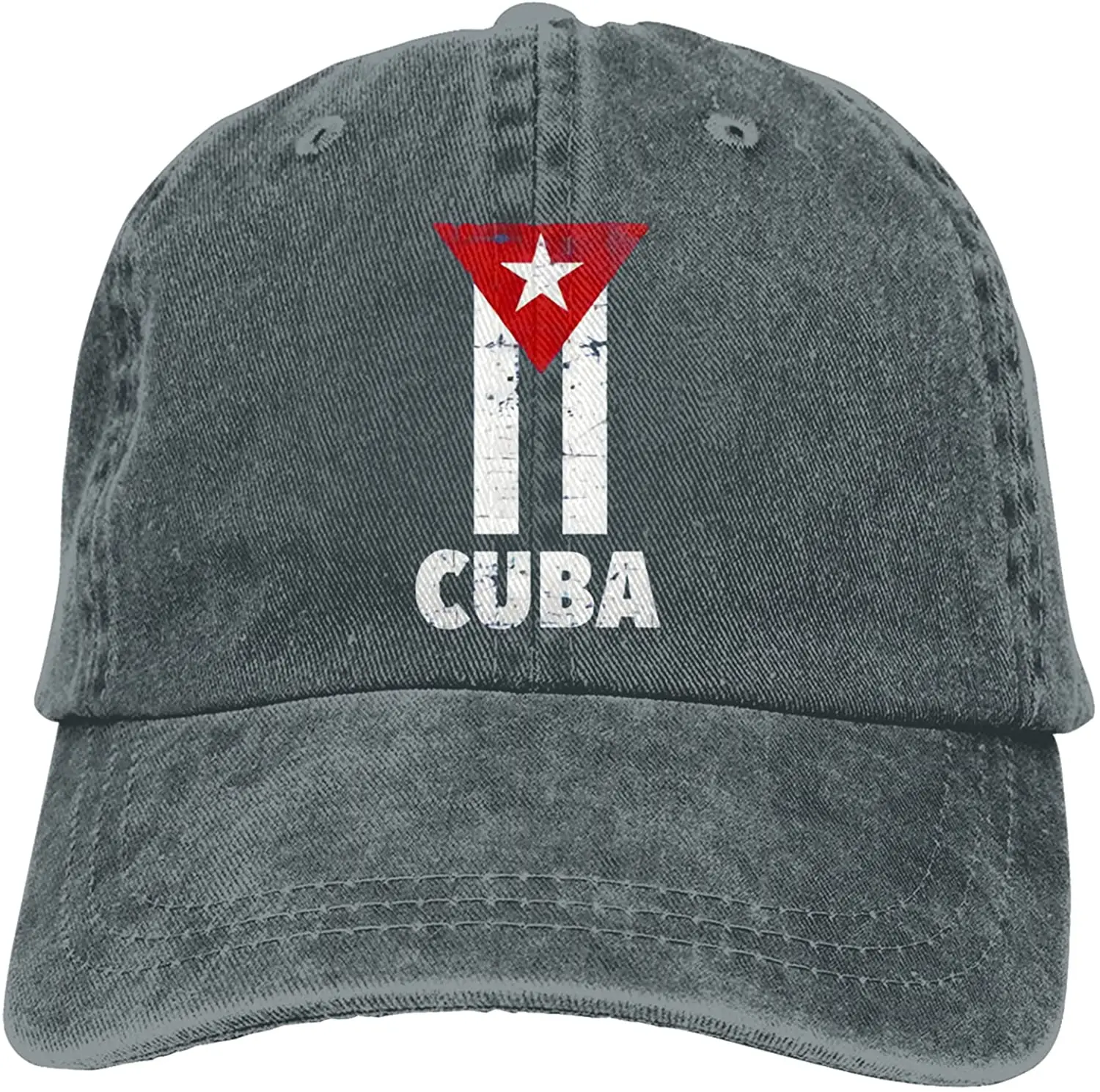 Cuba Baseball Cap Summer Outdoor Retro Adjustable Denim Hat Sun Hats for Men 55-59cm
Cuba Baseball Cap Summer Outdoor Retro Adjustable Denim Hat Sun Hats for Men 55-59cm
