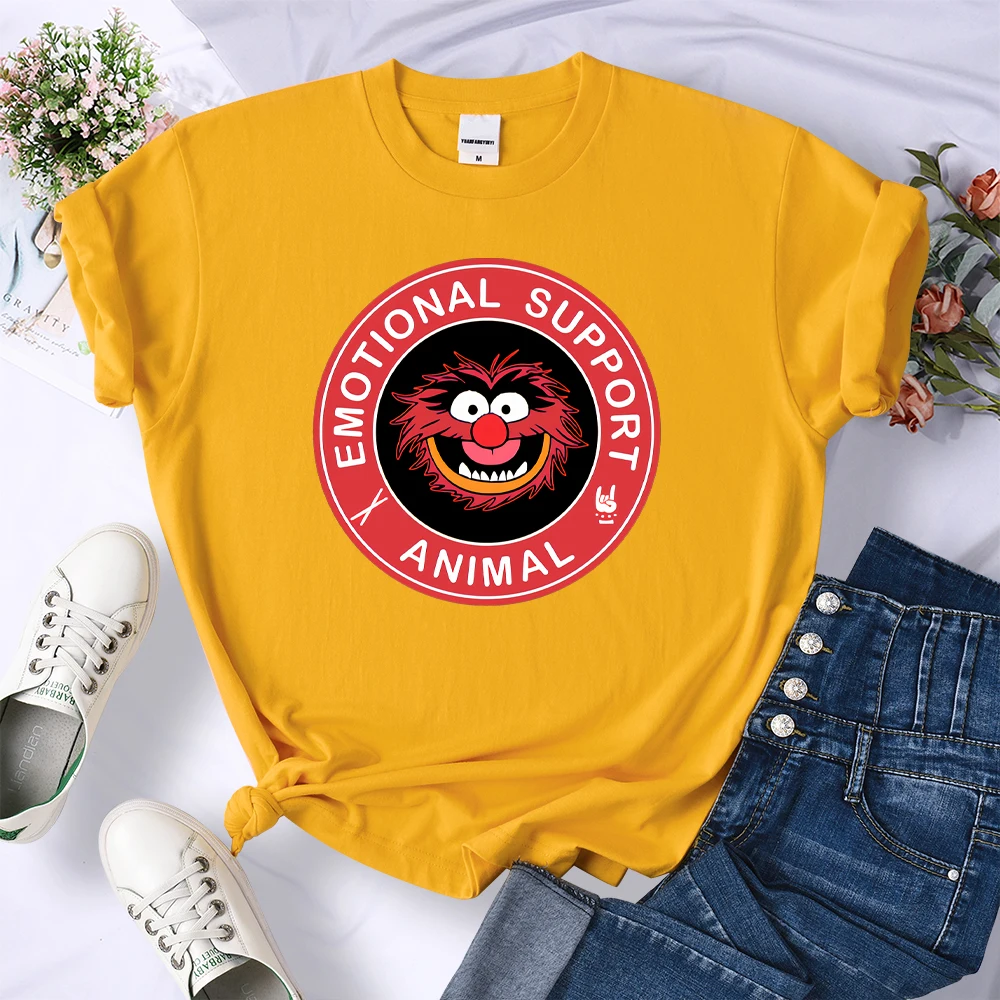 Emotional Support Animal Printing Woman T-shirt Casual Anime Tshirt Comfortable Cotton T Shirt Crewneck Oversize Tshirt Woman
Emotional Support Animal Printing Woman T-shirt Casual Anime Tshirt Comfortable Cotton T Shirt Crewneck Oversize Tshirt Woman