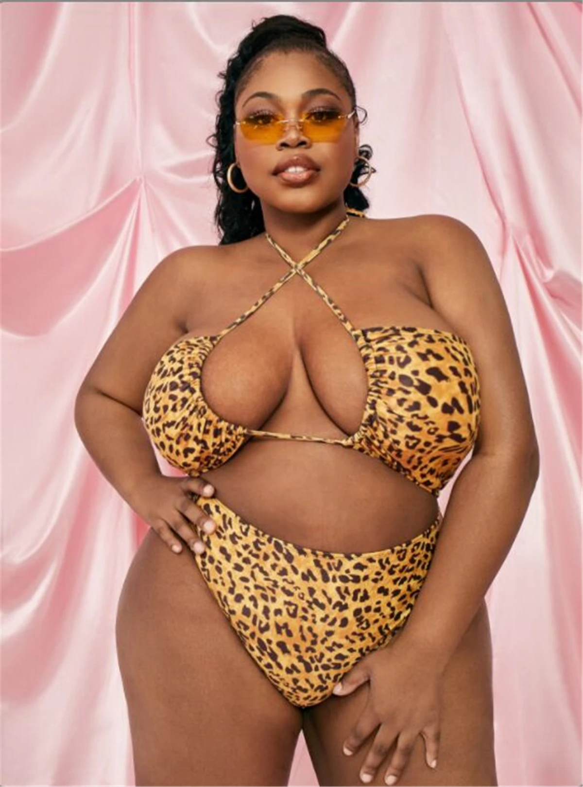 Plus Size Swimsuit Women 2 Piece Swimwear Patchwork Leopard Bathing Suit Open Back Monokini Retro Swimwear 2021 Sexy Swimsuit
Plus Size Swimsuit Women 2 Piece Swimwear Patchwork Leopard Bathing Suit Open Back Monokini Retro Swimwear 2021 Sexy Swimsuit