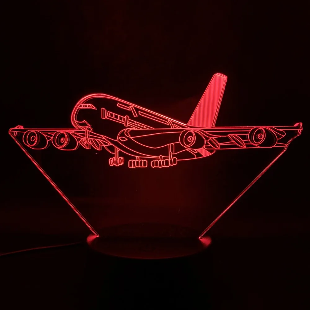 3D Lamp plane airbus A380 best model present for children bright base 2017 hot selling battery operated led night light lamp
3D Lamp plane airbus A380 best model present for children bright base 2017 hot selling battery operated led night light lamp