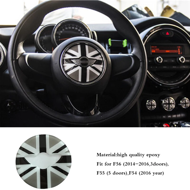 3D эпоксидная панель рулевого колеса наклейка для MINI Clubman F54 F55 F56 Стайлинг