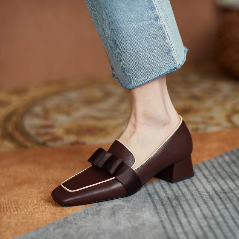 Butterfly Knot Women Shoes Sweet Fashion Newest Thick Heels Pumps For Women Shallow Newest Wedding Woking Shoes Woman
Butterfly Knot Women Shoes Sweet Fashion Newest Thick Heels Pumps For Women Shallow Newest Wedding Woking Shoes Woman