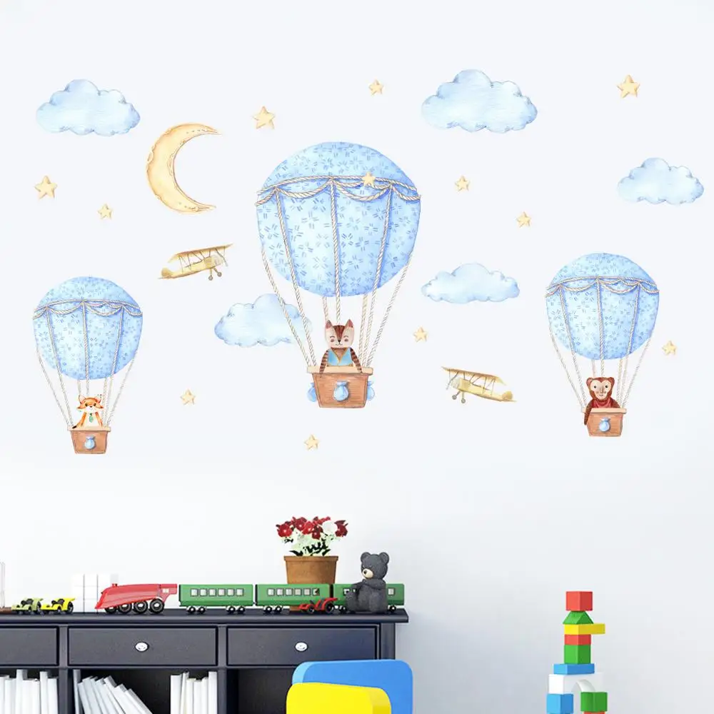 Hot air balloon background sticker for kids nursery rooms background decoration art mural decals cartoon stickers
Hot air balloon background sticker for kids nursery rooms background decoration art mural decals cartoon stickers