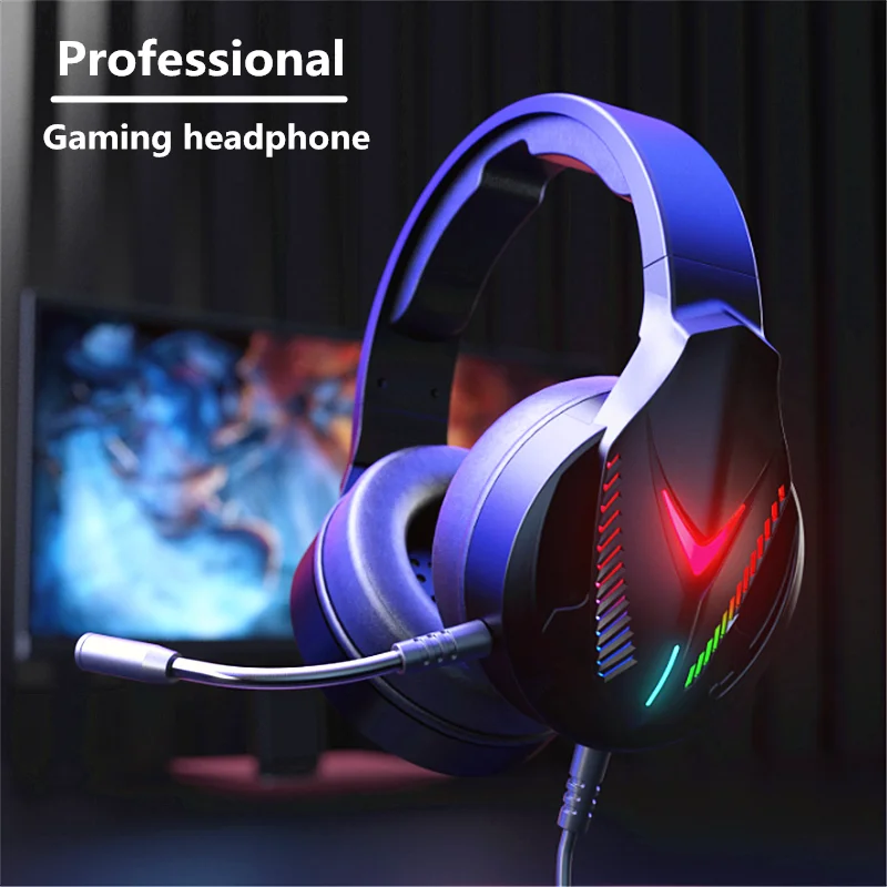 LED Gaming Headsets Gamer Headphones Surround Sound Stereo Wired Earphones USB Microphone Headphone For PC Laptop Game Headset
LED Gaming Headsets Gamer Headphones Surround Sound Stereo Wired Earphones USB Microphone Headphone For PC Laptop Game Headset