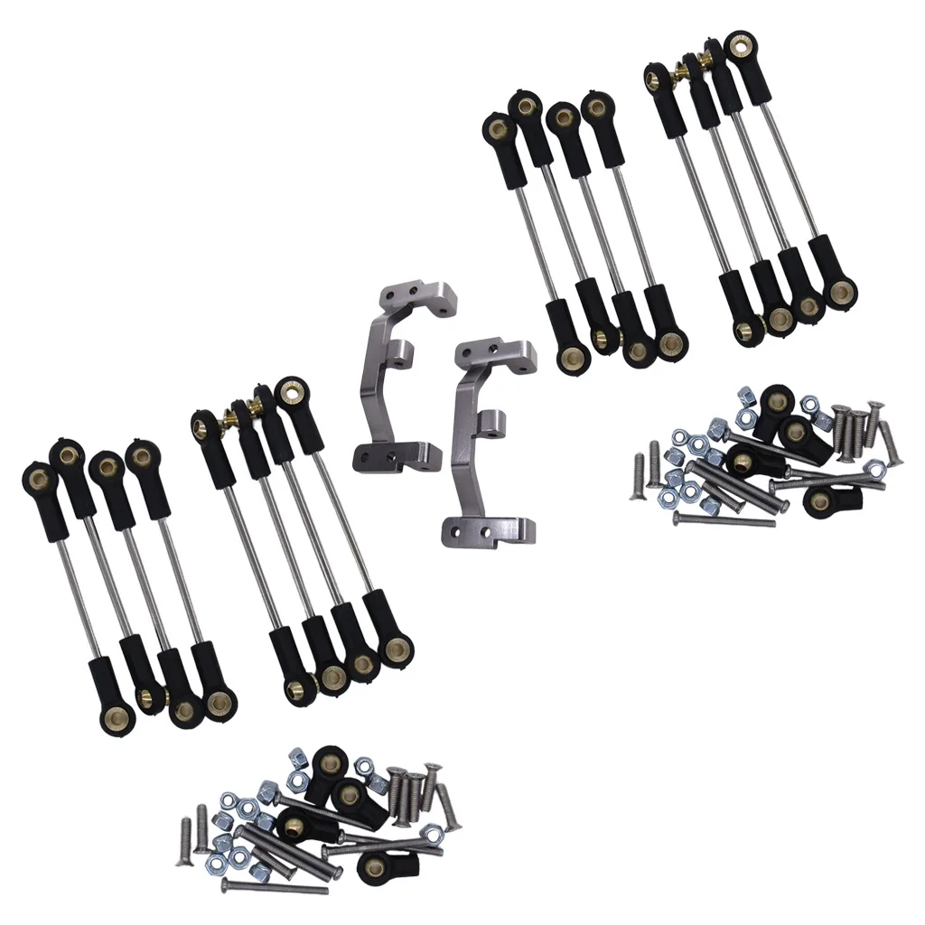 Комплект алюминиевых звеньев 8x1: 16 RC для моделей WPL B1 B24 C24, запасные части для гусеничного грузовика 
Комплект алюминиевых звеньев 8x1: 16 RC для моделей WPL B1 B24 C24, запасные части для гусеничного грузовика