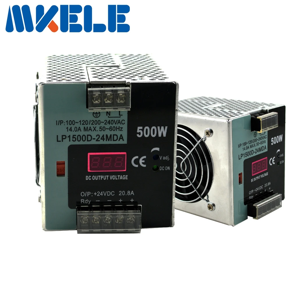 LP-500-24 500W 24V 20.8A Small Volume Single Output Switching power supply for LED Strip CNC 3D Print with digital monitor
LP-500-24 500W 24V 20.8A Small Volume Single Output Switching power supply for LED Strip CNC 3D Print with digital monitor