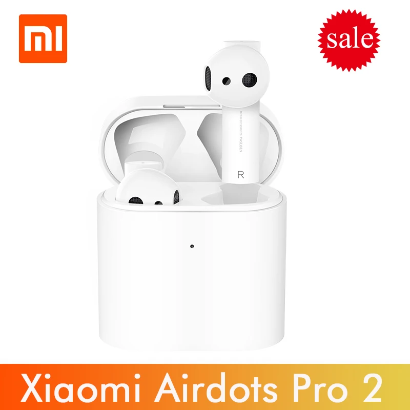 Фото Оригинальные Xiaomi Airdots Pro 2 беспроводные Bluetooth наушники Air TWS гарнитура ANC сенсорные (купить)