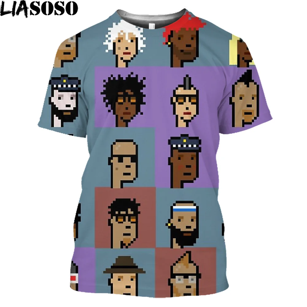 Fashion CryptoPunk 3D Printed T Shirt Homme Casual NFT CryptoPunks Graphic Tee Shirt Non Fungible Tokens Plus Size Tops Tees
Fashion CryptoPunk 3D Printed T Shirt Homme Casual NFT CryptoPunks Graphic Tee Shirt Non Fungible Tokens Plus Size Tops Tees