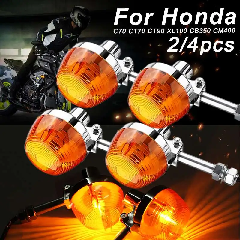 2/4pcs Motorcycle Turn Signal Light 10mm Indicators Lamps Amber For Honda XL100 C70 CT70 CT90 CB350 CM400 CB450 CB750
2/4pcs Motorcycle Turn Signal Light 10mm Indicators Lamps Amber For Honda XL100 C70 CT70 CT90 CB350 CM400 CB450 CB750