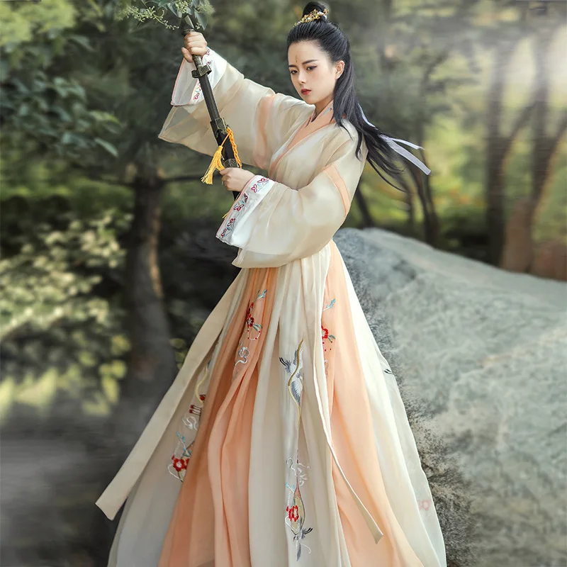 Authentic Original Hanfu Female Ancient Costume Fairy Elegant Big Skirt Hand Collar Waist Skirt Three Sets Spring and Autumn
Authentic Original Hanfu Female Ancient Costume Fairy Elegant Big Skirt Hand Collar Waist Skirt Three Sets Spring and Autumn