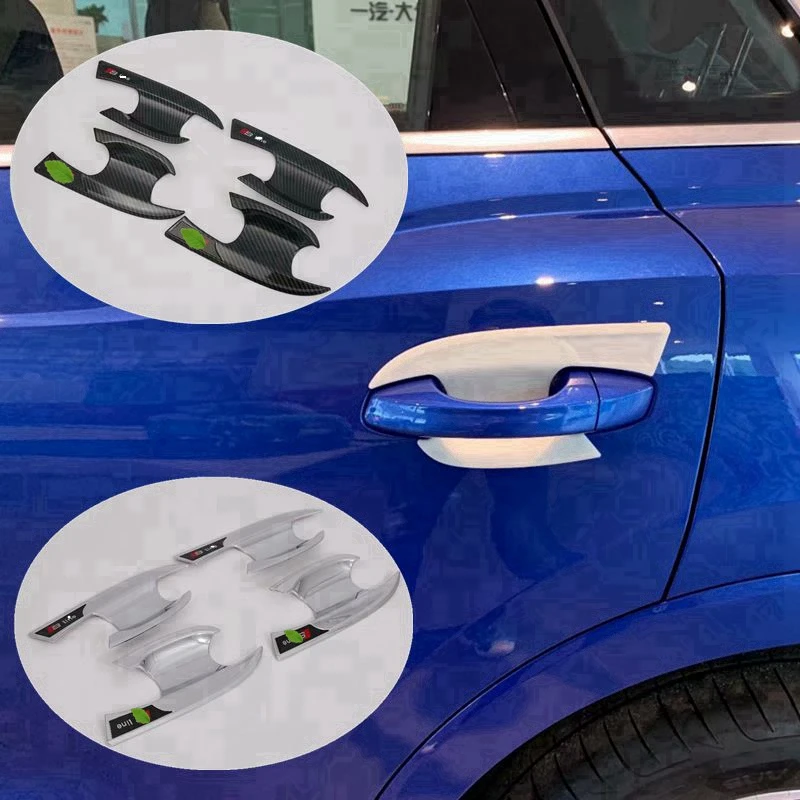 Подходит для Audi Q3 2019 новинка хромированная крышка боковой дверной ручки крышки