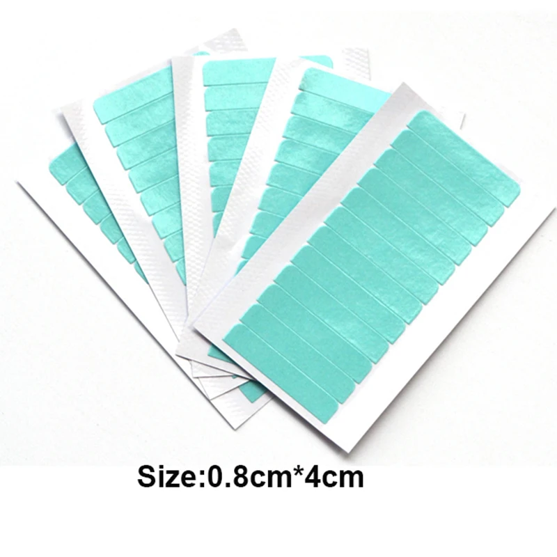 Pre-ready Double Sided Tape Tabs Super For Skin Weft Human Remy Hair Extensions No-Shine | Шиньоны и парики