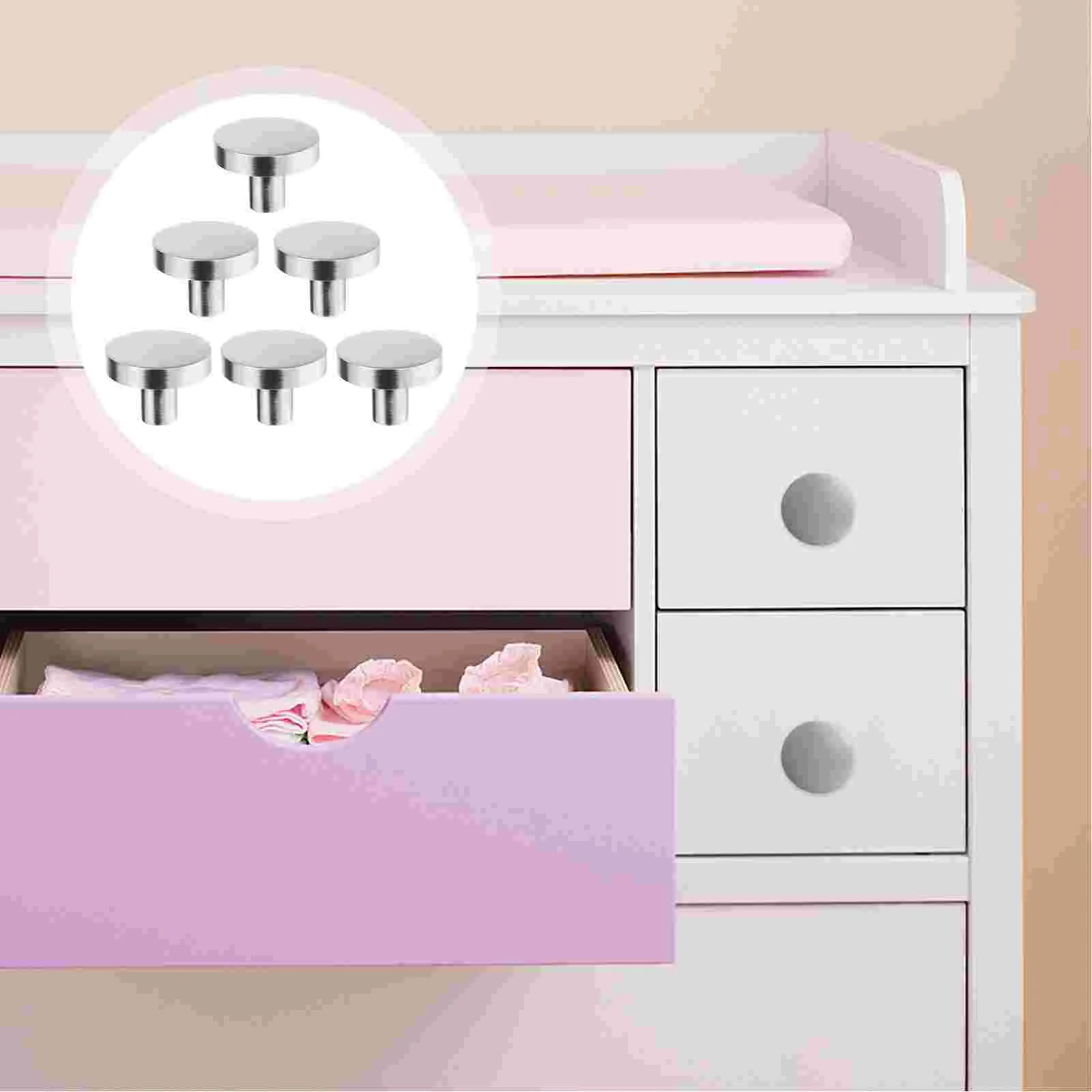 6 шт., мебельные ручки с круглой головкой
6 шт., мебельные ручки с круглой головкой