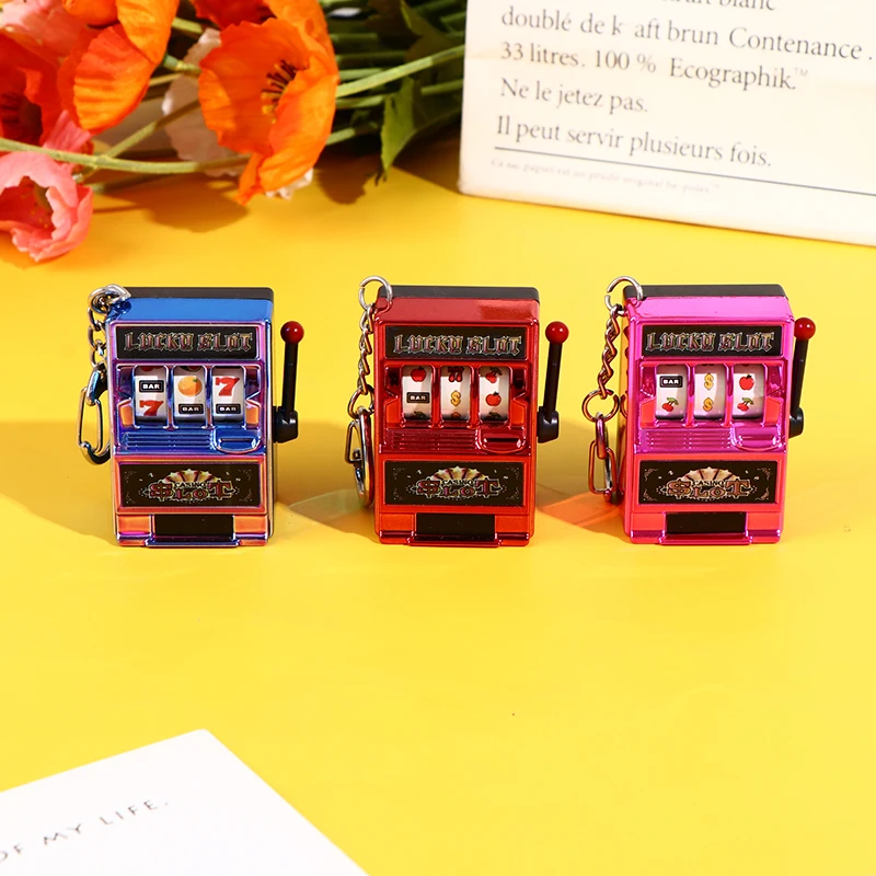 Creative Mini Slot Machine Keychain Jingle Car Keychains for Children Party Gift Mini Fruit Digital Lottery Machine
Creative Mini Slot Machine Keychain Jingle Car Keychains for Children Party Gift Mini Fruit Digital Lottery Machine