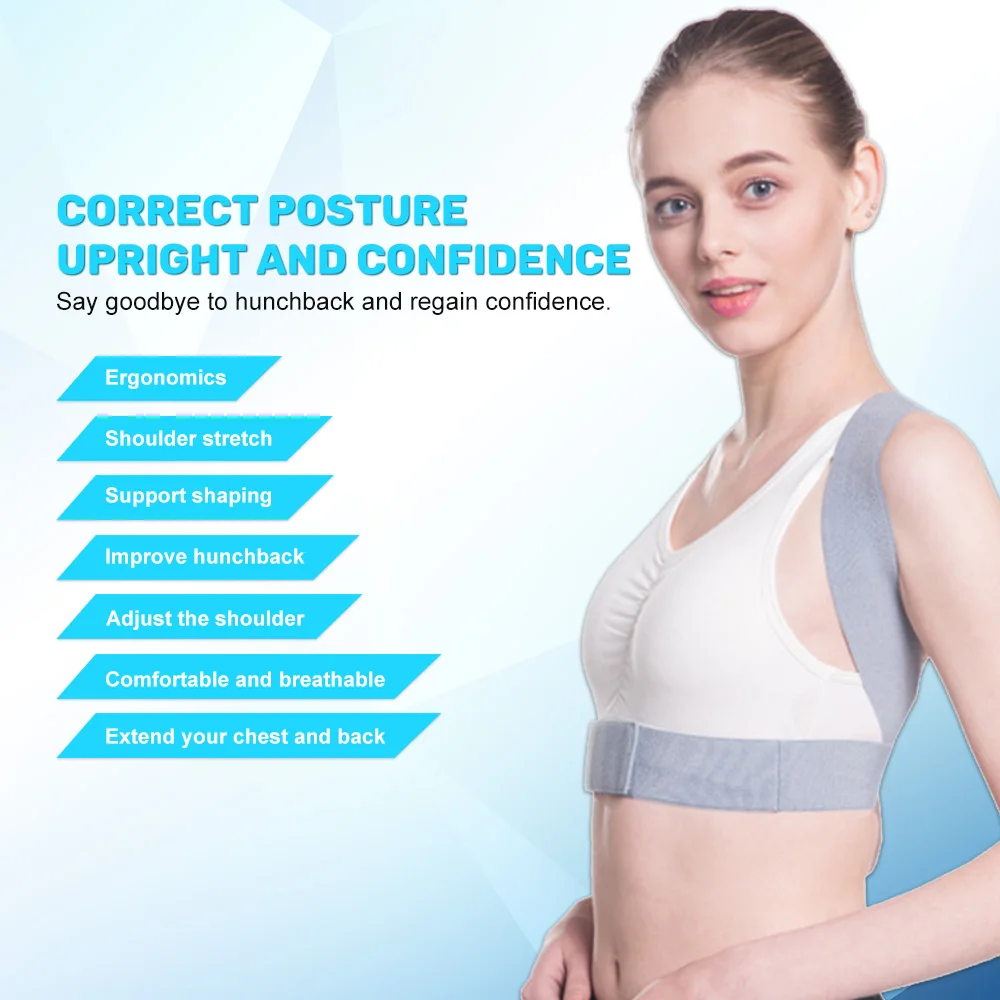 

Posture Correction Belt Back Posture Corrector Suspender Strap Strengthen Brace Lumbar Shoulder Support Fixing Band Men Women