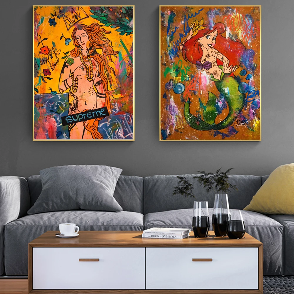 Modern Street Graffiti Wall Art Posters Famous Print Canvas Painting Home Living Room Corridor Aesthetics Decor Pictures Mural 
Modern Street Graffiti Wall Art Posters Famous Print Canvas Painting Home Living Room Corridor Aesthetics Decor Pictures Mural