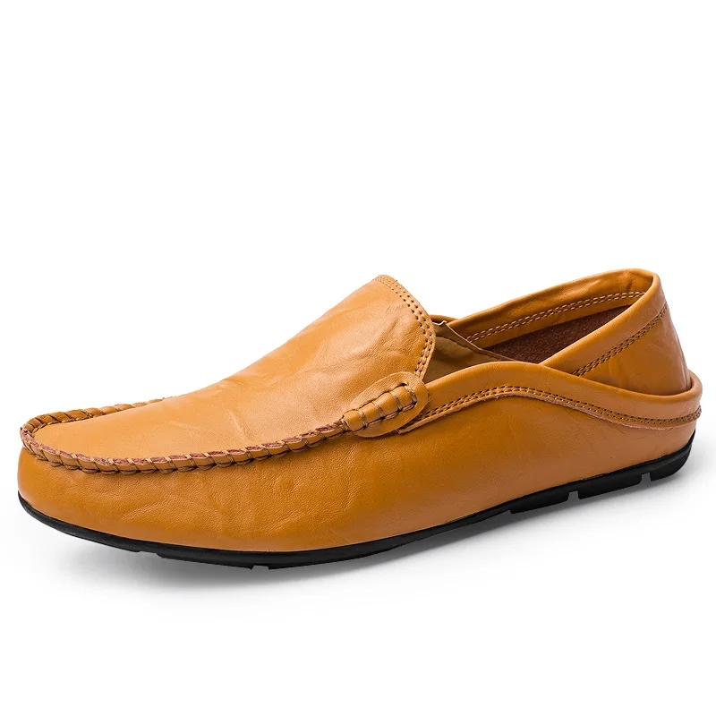 2020 Summer Breathable Soft Genuine Leather Flats Loafers Men Shoes Casual Luxury Fashion Slip On Driving Design Zapatos Hombre
2020 Summer Breathable Soft Genuine Leather Flats Loafers Men Shoes Casual Luxury Fashion Slip On Driving Design Zapatos Hombre