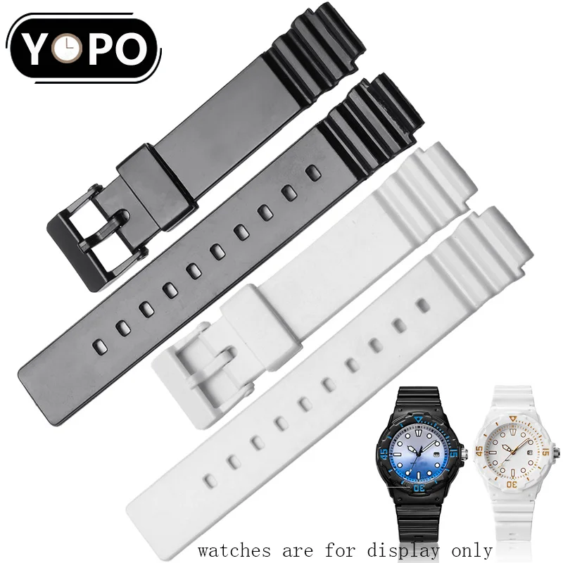 Yopo Soft Silicone Watch Band 14mm Black White Glossy Bracelet Replacement Strap For LRW200H Female's Resin Watch Chain
Yopo Soft Silicone Watch Band 14mm Black White Glossy Bracelet Replacement Strap For LRW200H Female's Resin Watch Chain