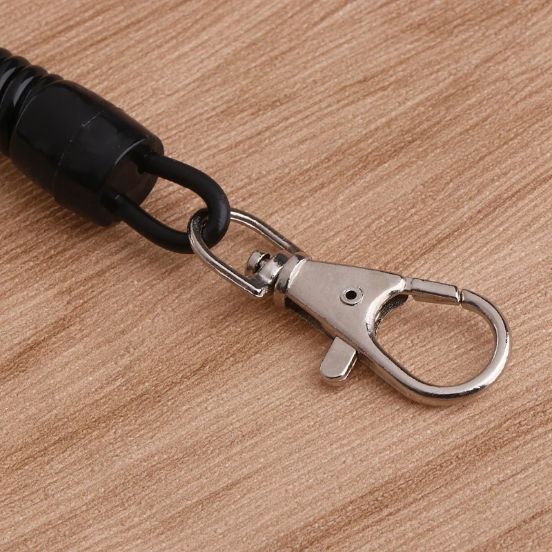 Y1UC Spring Elastic Retractable Rope Hiking Camping Phone Antilost Key Chain