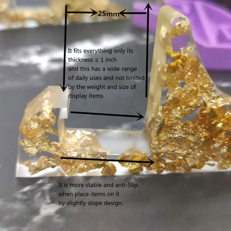 2021 New Universal Silicone Mobile Phone Stand Resin Mold Picture Frame Display Silicone Molds Easels Holder Epoxy Casting Molds
2021 New Universal Silicone Mobile Phone Stand Resin Mold Picture Frame Display Silicone Molds Easels Holder Epoxy Casting Molds