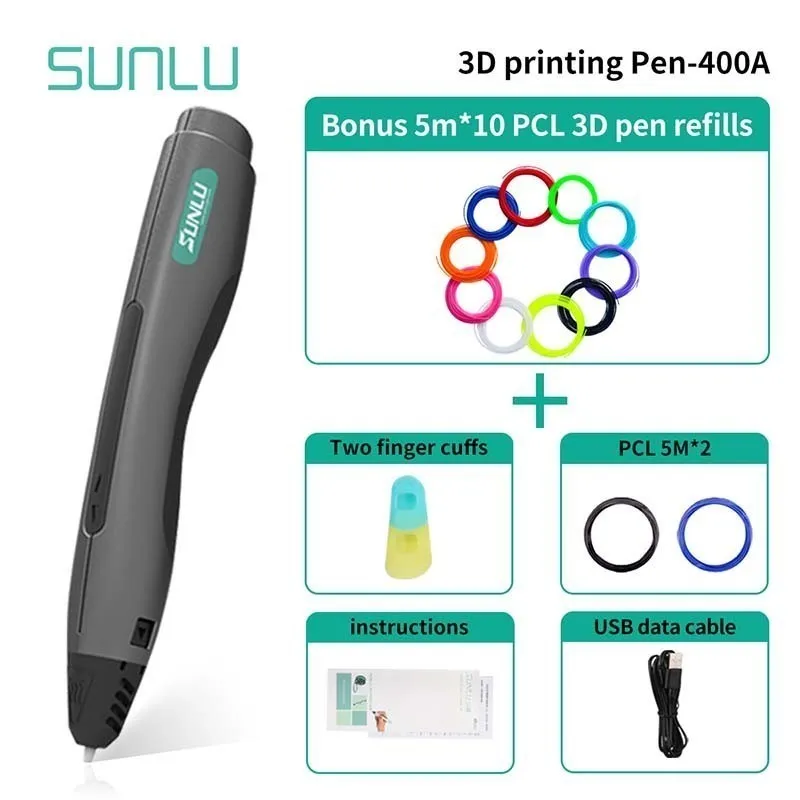 SUNLU 3D печать Ручка SL-400A для рисования школы образовательный гаджет как лучший
