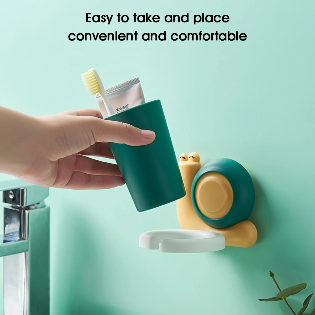 Cartoon Snail Adhesive Toothbrush Holder Bathroom Wall Mounted Adhesive Toothpaste Holder Household Bathroom Products Decor
Cartoon Snail Adhesive Toothbrush Holder Bathroom Wall Mounted Adhesive Toothpaste Holder Household Bathroom Products Decor