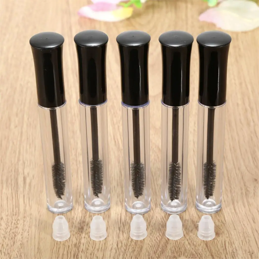 5Pcs 5ml Empty Makeup Bottle Black Cream Brush Vials Eyelash Container Mascara Tube Makeup Organzier Container With Brush Plugs
5Pcs 5ml Empty Makeup Bottle Black Cream Brush Vials Eyelash Container Mascara Tube Makeup Organzier Container With Brush Plugs
