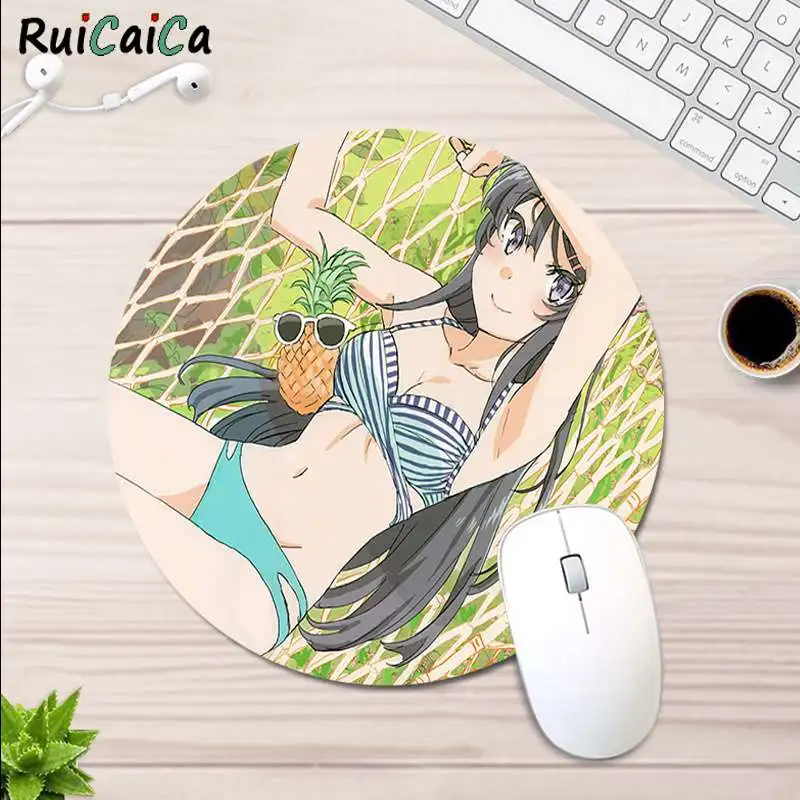 RuiCaiCa Cool New Anime Sakurajima Mai Girl gamer play mats round gaming Mousepad gaming Mousepad Rug For PC Laptop Notebook
RuiCaiCa Cool New Anime Sakurajima Mai Girl gamer play mats round gaming Mousepad gaming Mousepad Rug For PC Laptop Notebook