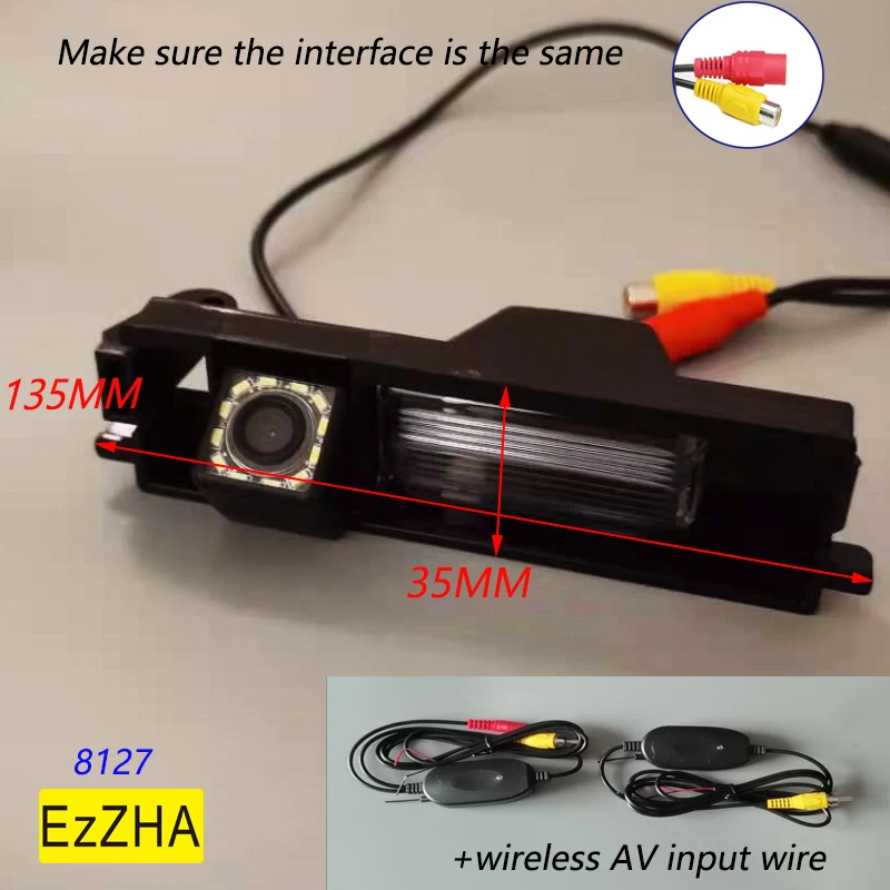 

4 led Fixed Or Dynamic Trajectory Car Rear View Camera For Chery Tiggo T11/Tiggo FL 2007-2016 Car Reverse Backup Parking Monitor