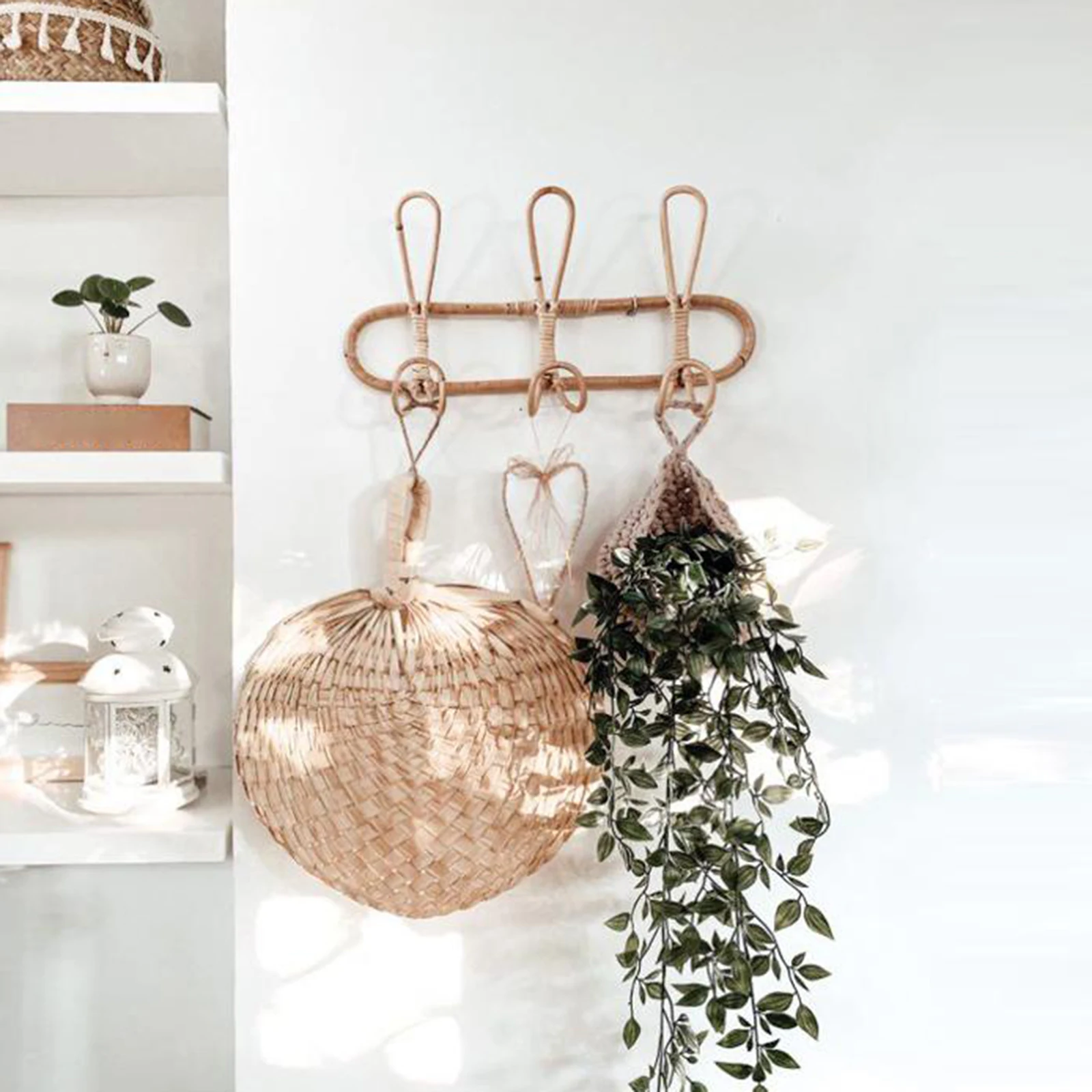 Настенные крючки из ротанга, органайзер для пальто, шляп, вешалка для одежды, крючок для полотенец
Настенные крючки из ротанга, органайзер для пальто, шляп, вешалка для одежды, крючок для полотенец