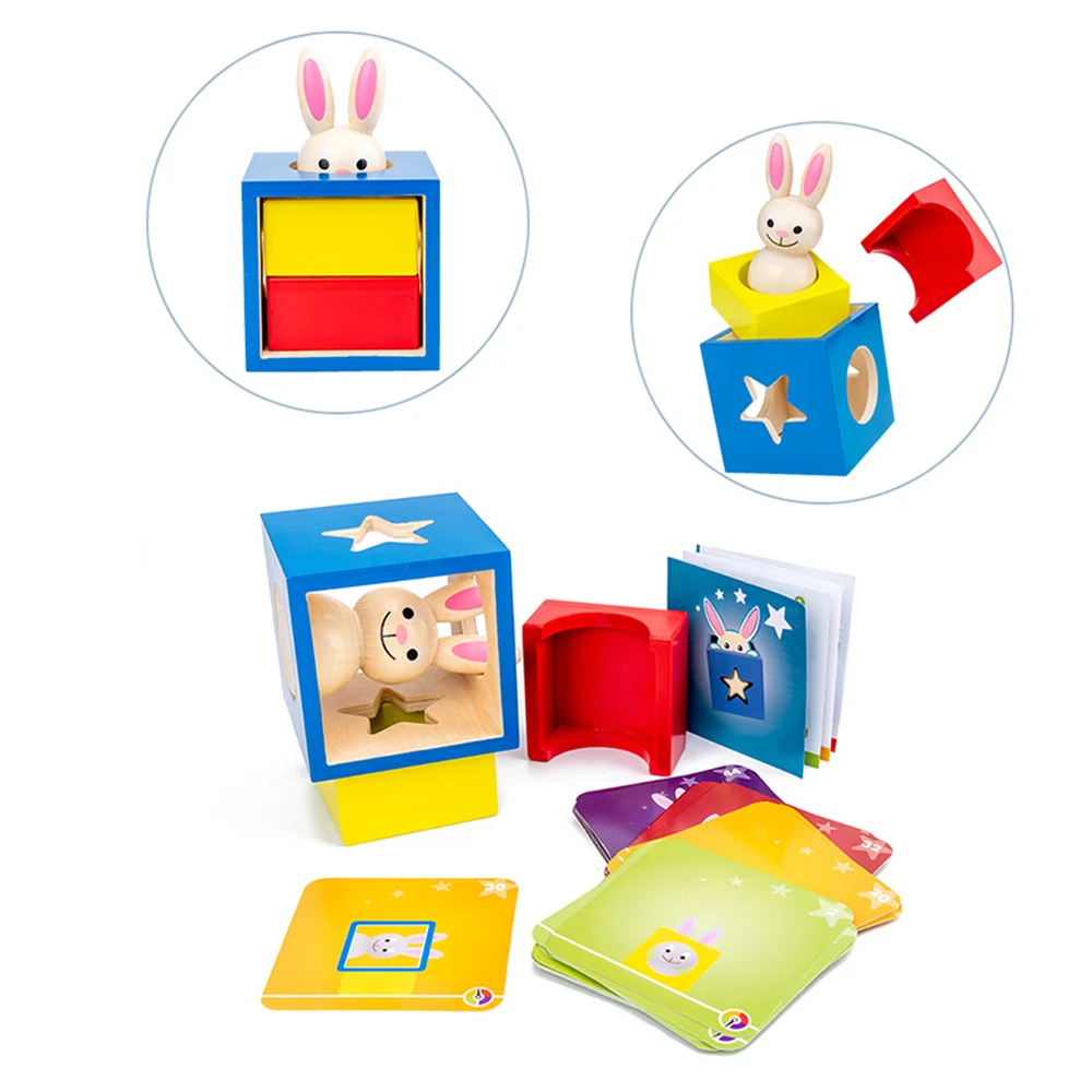 New Wooden Rabbit Magic Box with Secret Bunny Boo Hide and Seek Magic Game Brain Teaser Toys Kids Wood Toy Gifts
New Wooden Rabbit Magic Box with Secret Bunny Boo Hide and Seek Magic Game Brain Teaser Toys Kids Wood Toy Gifts